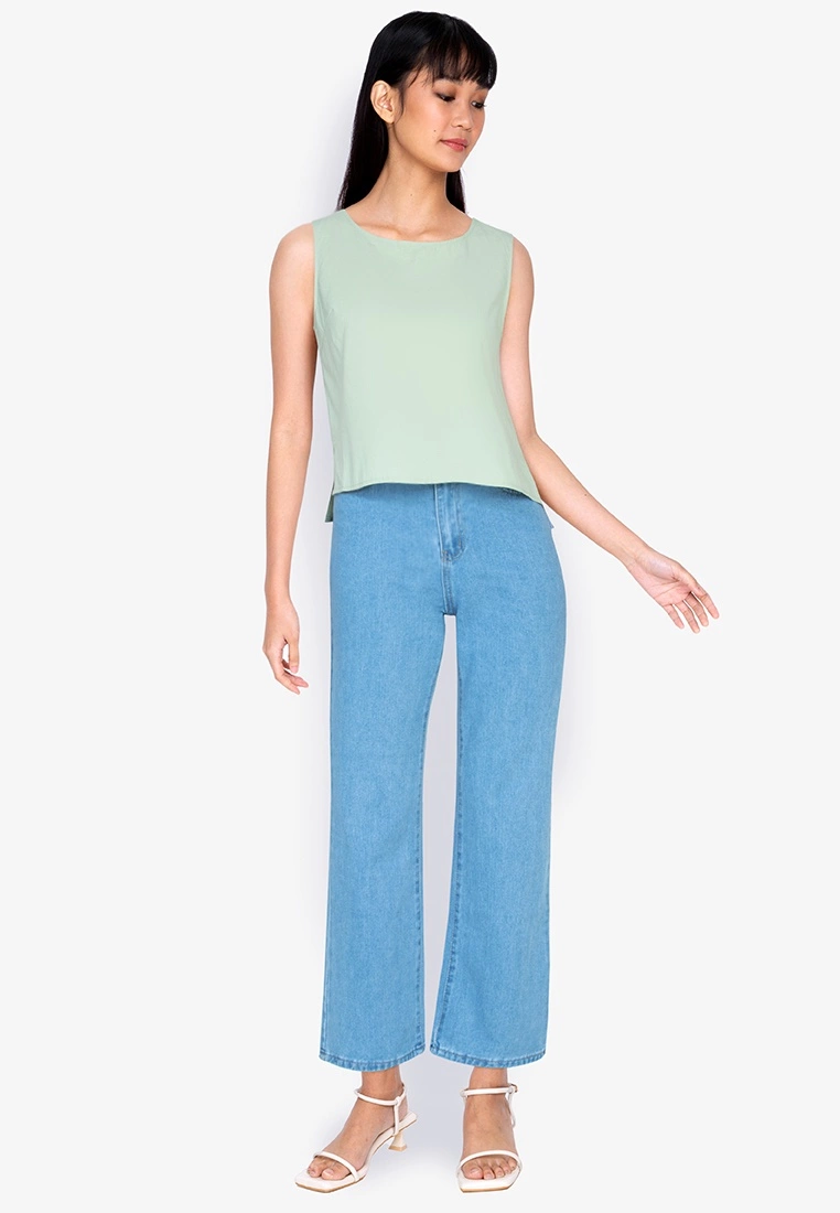 ZALORA BASICS Round Neck Sleeveless Top - Billede 4