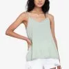 ZALORA BASICS Lace Trim Cami Top