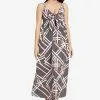 ZALORA BASICS Tie Front Maxi Dress