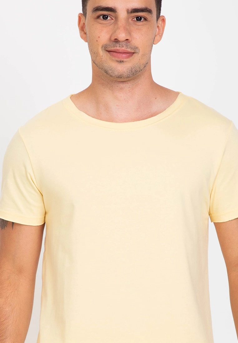 ZALORA BASICS Raw Edge Wide Neck T-shirt - Billede 3