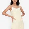 ZALORA BASICS Lace Trim Mini Dress