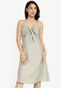 ZALORA BASICS Tie Front Dress