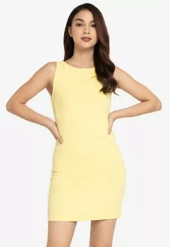 ZALORA BASICS Knot Back Detail Sleeveless Dress