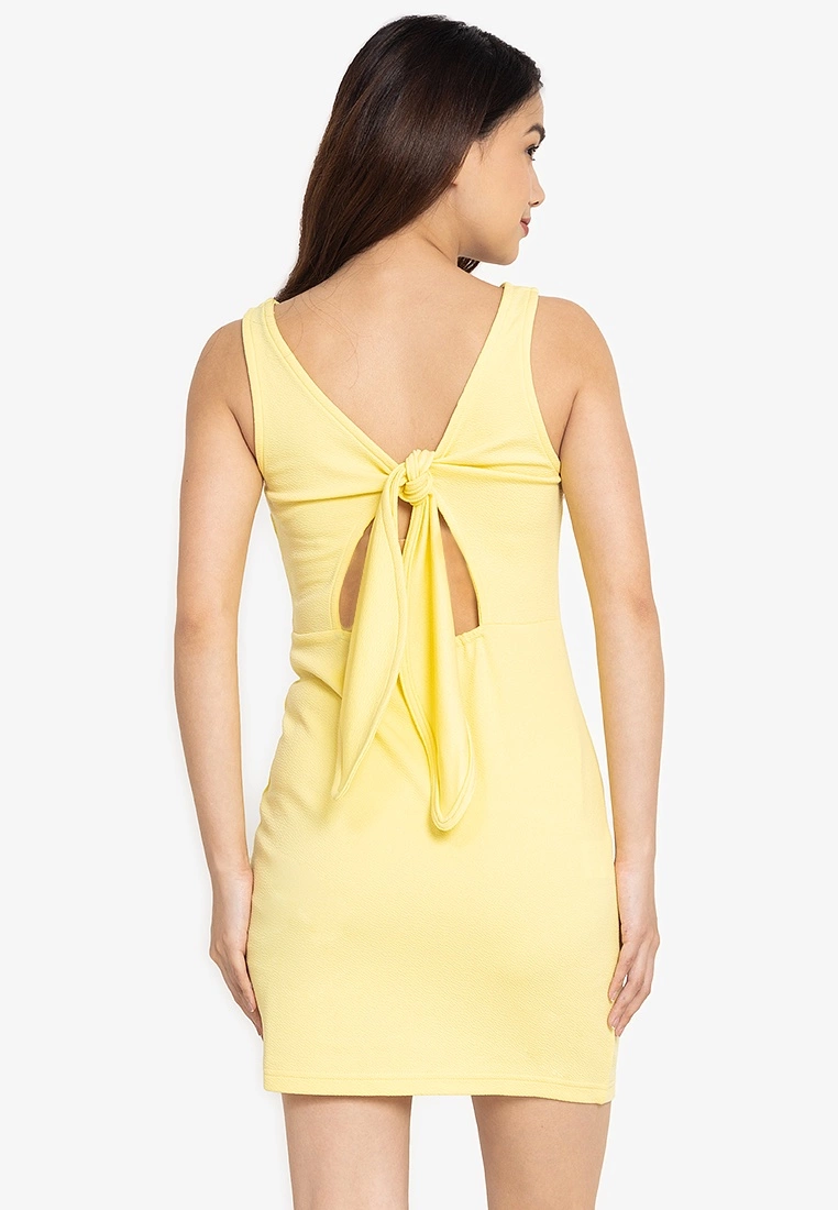 ZALORA BASICS Knot Back Detail Sleeveless Dress - Billede 2