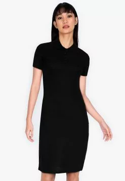 ZALORA BASICS Collared Bodycon Dress