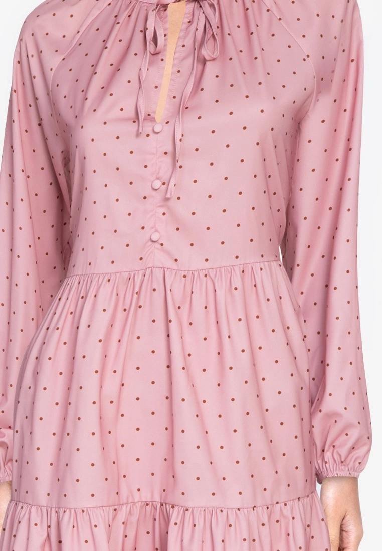 ZALORA BASICS Balloon Sleeve Tiered Dress - Billede 3