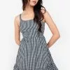 ZALORA BASICS Tie Back Sleeveless Mini Dress