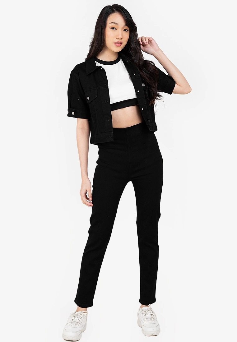 ZALORA BASICS Mid Rise Skinny Jeans - Billede 4