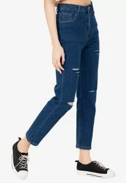 ZALORA BASICS Sliced Skinny Jeans
