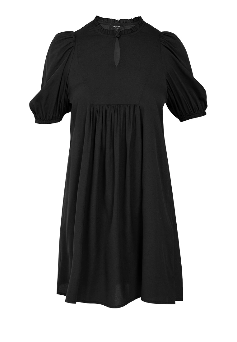 ZALORA BASICS Puff Sleeve Keyhole Front Mini Dress - Billede 5