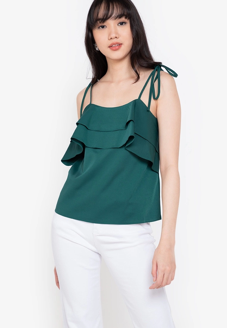 ZALORA BASICS Tiered Cami Top