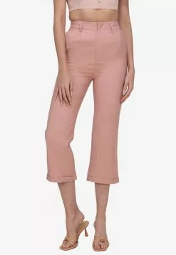 ZALORA BASICS Crop Cuffed Pants