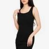 ZALORA BASICS Basic Square Neck Bodycon Dress
