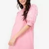 ZALORA BASICS Embroidey A-Line Mini Dress