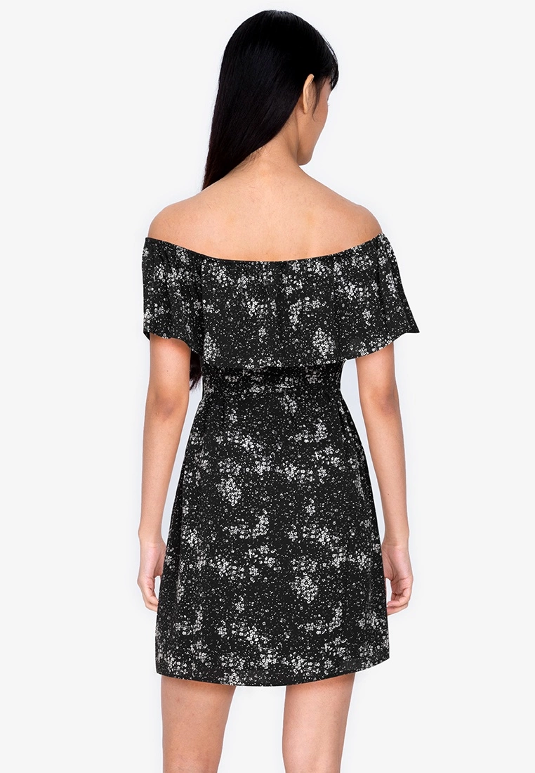 ZALORA BASICS Off Shoulder Dress with Tie - Billede 2