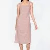 ZALORA BASICS Square Neck Midi Dress