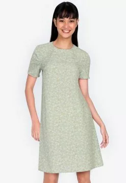 ZALORA BASICS Short Sleeve Shift Dress