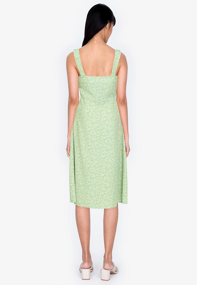 ZALORA BASICS Square Neck Midi Dress - Billede 2