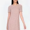 ZALORA BASICS Short Sleeve Shift Dress