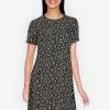 ZALORA BASICS Short Sleeve Shift Dress
