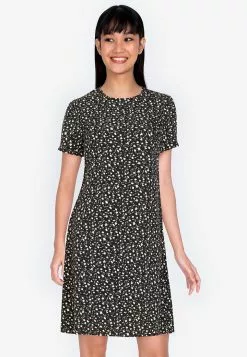 ZALORA BASICS Short Sleeve Shift Dress