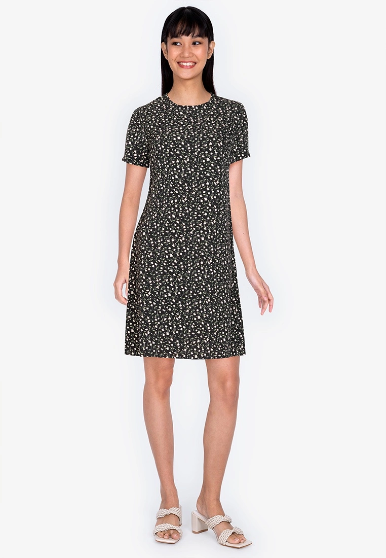 ZALORA BASICS Short Sleeve Shift Dress - Billede 4