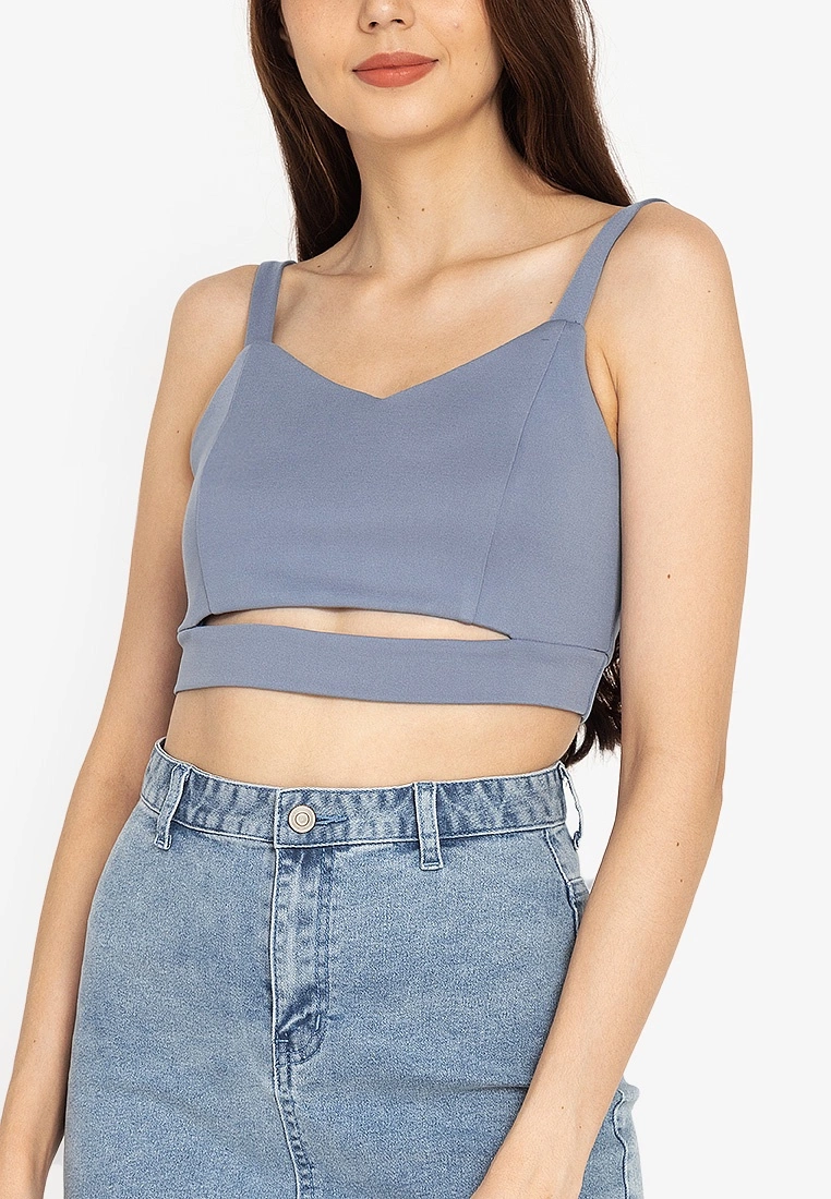 ZALORA BASICS Cut Out Crop Top - Billede 3