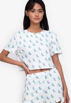 ZALORA BASICS Lounge Crop Top