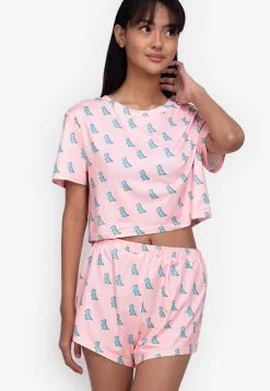 ZALORA BASICS Lounge Crop Top