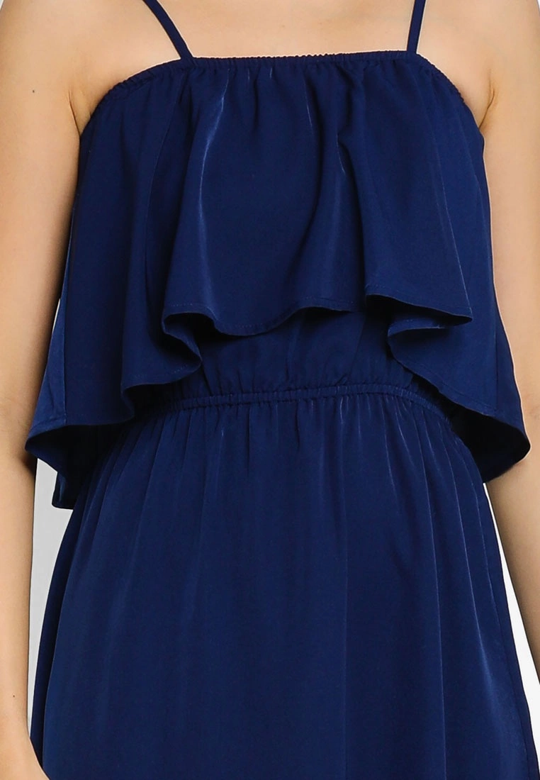 ZALORA BASICS Strapless Popover Midi Dress - Billede 3