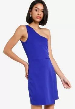 ZALORA BASICS One Shoulder Bodycon Dress