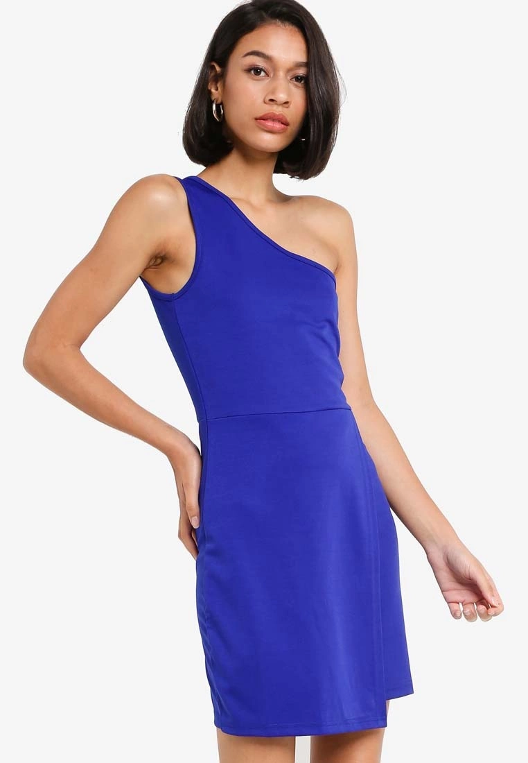 ZALORA BASICS One Shoulder Bodycon Dress