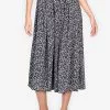 ZALORA BASICS Smocked Waist Midi Skirt