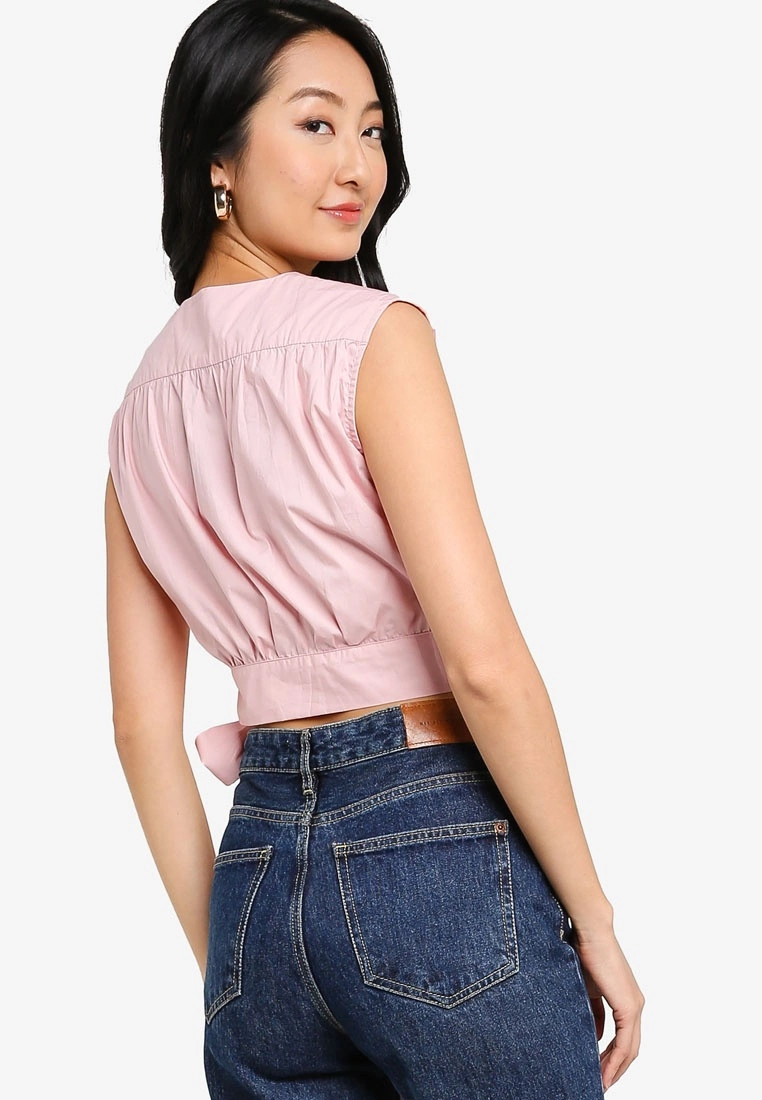 ZALORA BASICS Cropped Wrap Top - Billede 2