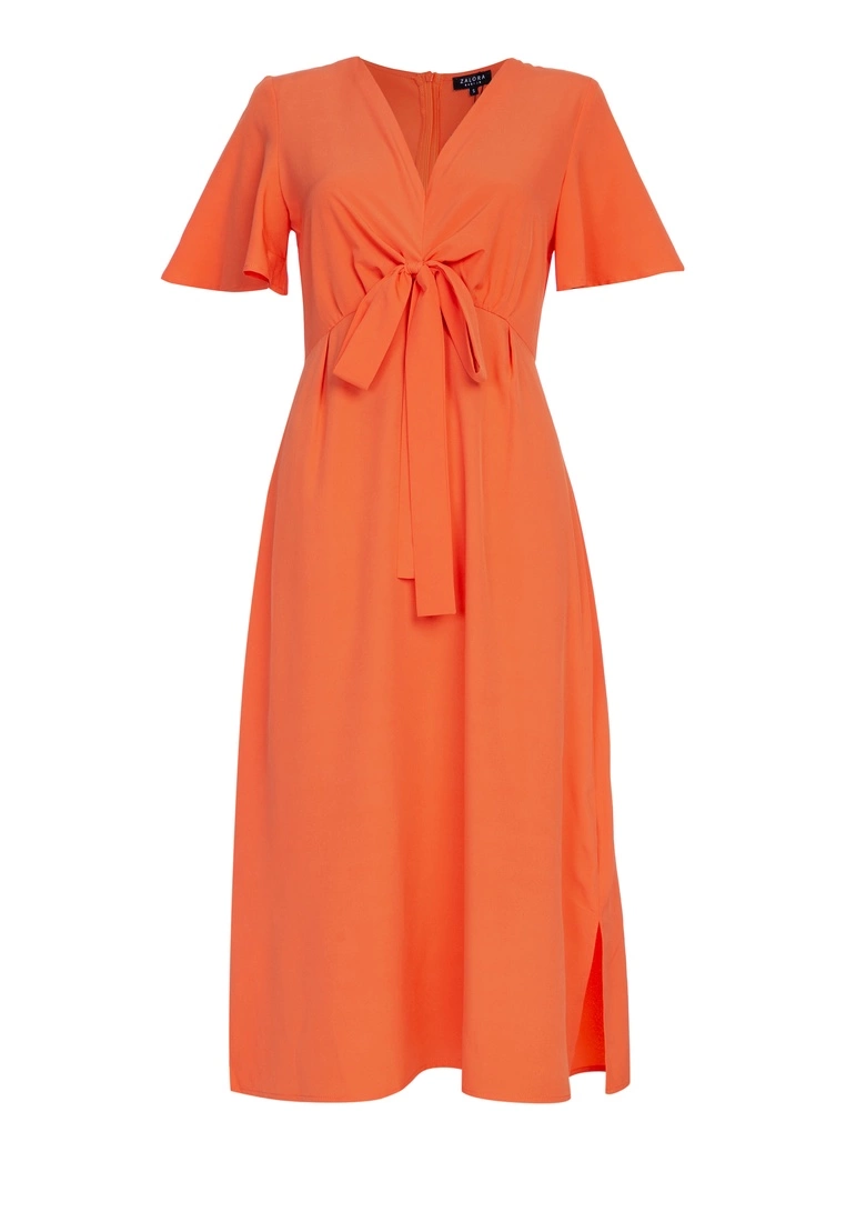 ZALORA BASICS Tie Detail Fit and Flare Dress - Billede 4