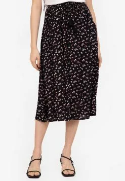ZALORA BASICS Drawstring Midi Skirt