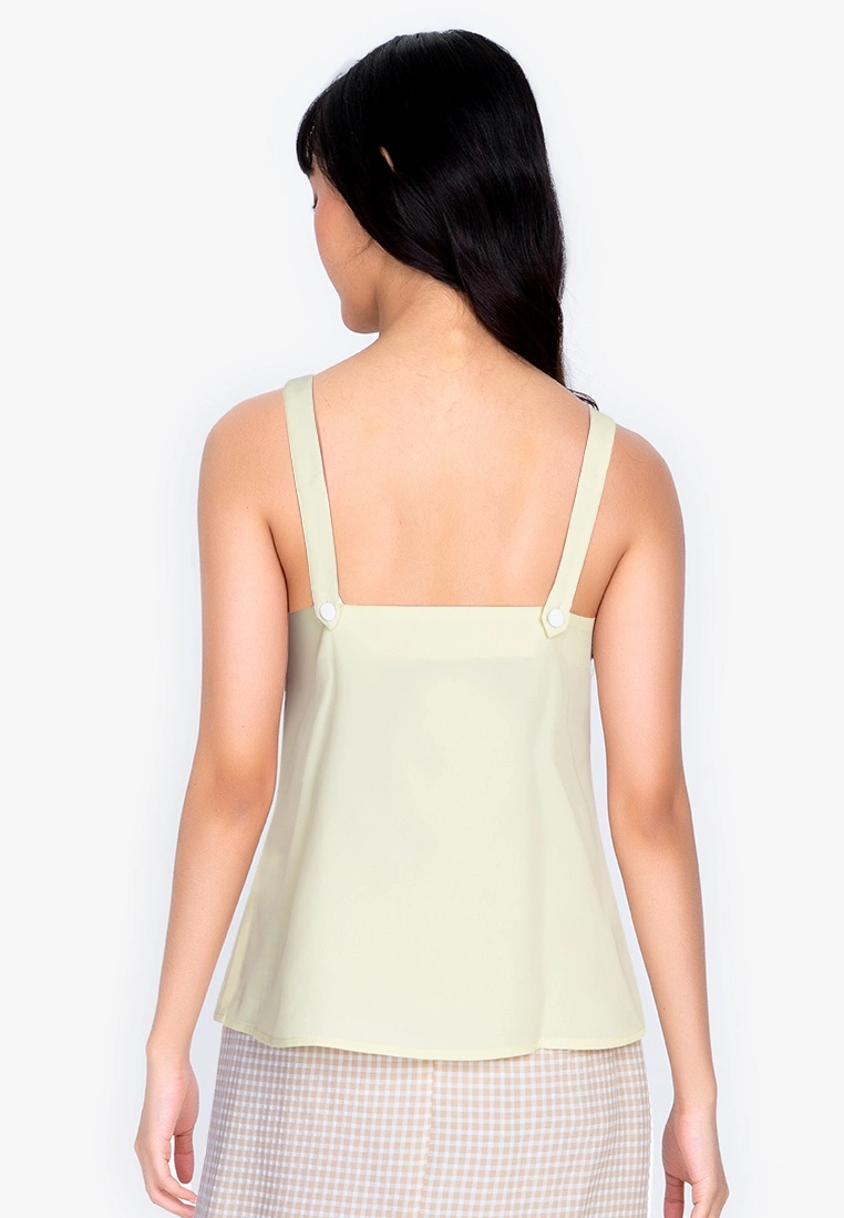 ZALORA BASICS Button Strap Tank Top - Billede 2