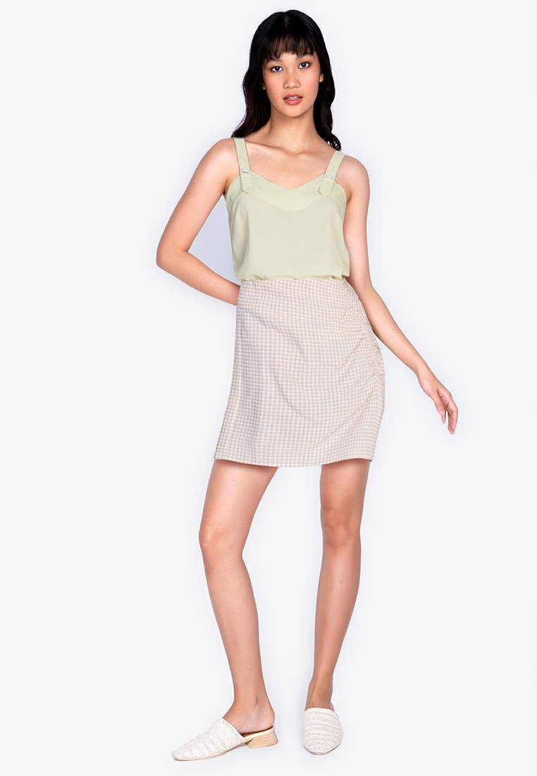 ZALORA BASICS Button Strap Tank Top - Billede 4