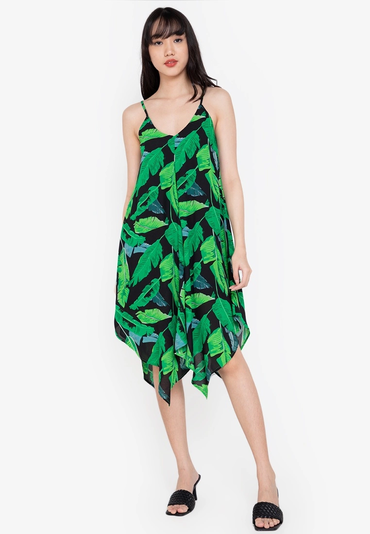 ZALORA BASICS Handkerchief Hem Cami Dress