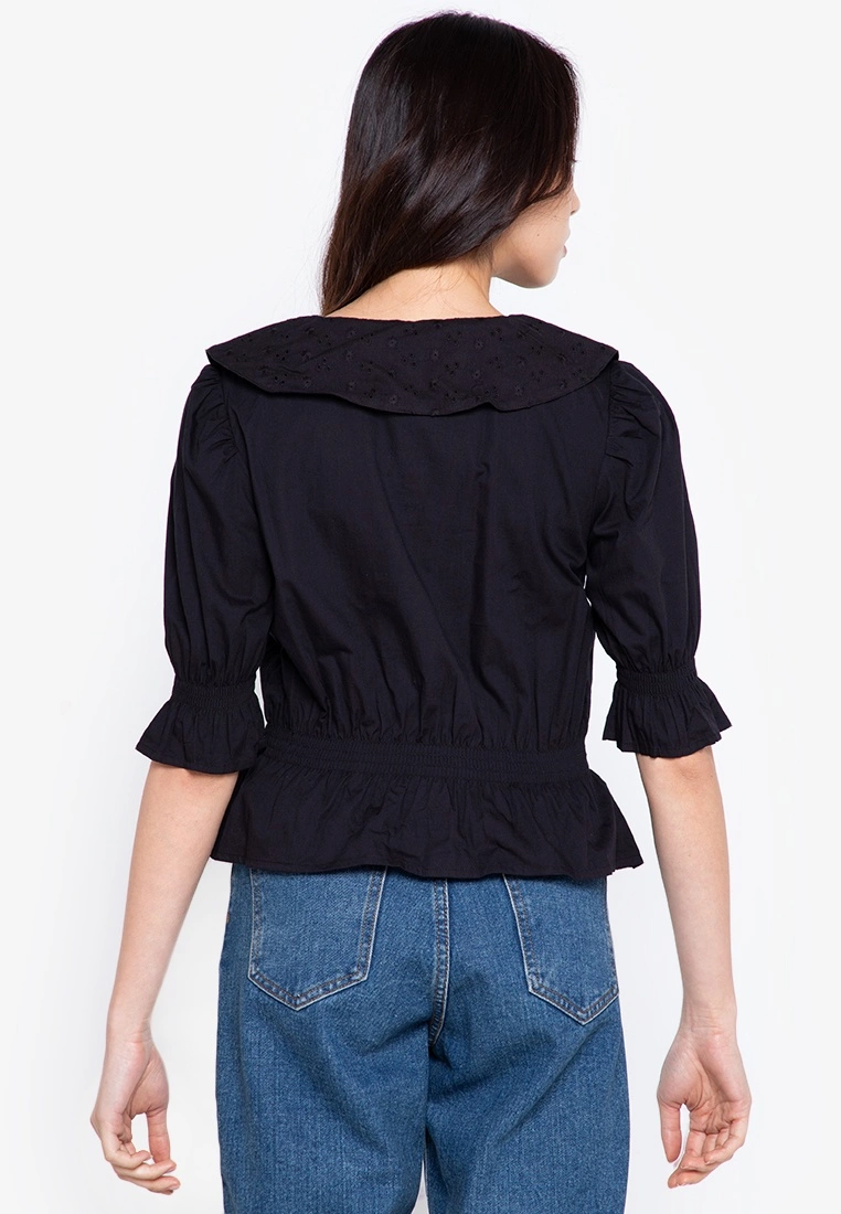 ZALORA BASICS Peter Pan Collar Top - Billede 2