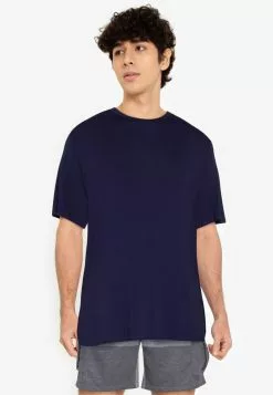 ZALORA BASICS Two Tone T-Shirt