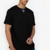 ZALORA BASICS Contrast V-Stitch T-Shirt