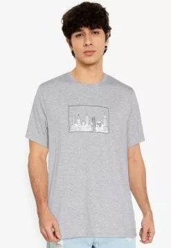 ZALORA BASICS Cityscape T-Shirt