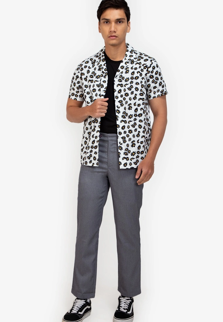 ZALORA BASICS Floral Bowling Shirt - Billede 4