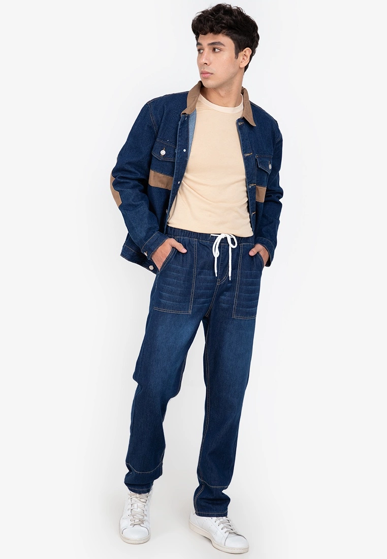 ZALORA BASICS Denim Jogger Pants - Billede 4