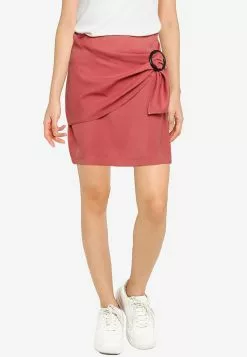 ZALORA BASICS Buckle Detail Skirt