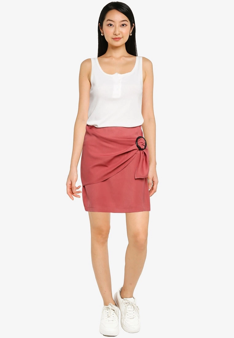 ZALORA BASICS Buckle Detail Skirt - Billede 4