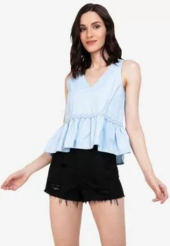 ZALORA BASICS Peplum Top