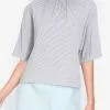 ZALORA BASICS High Neck Oversized Top
