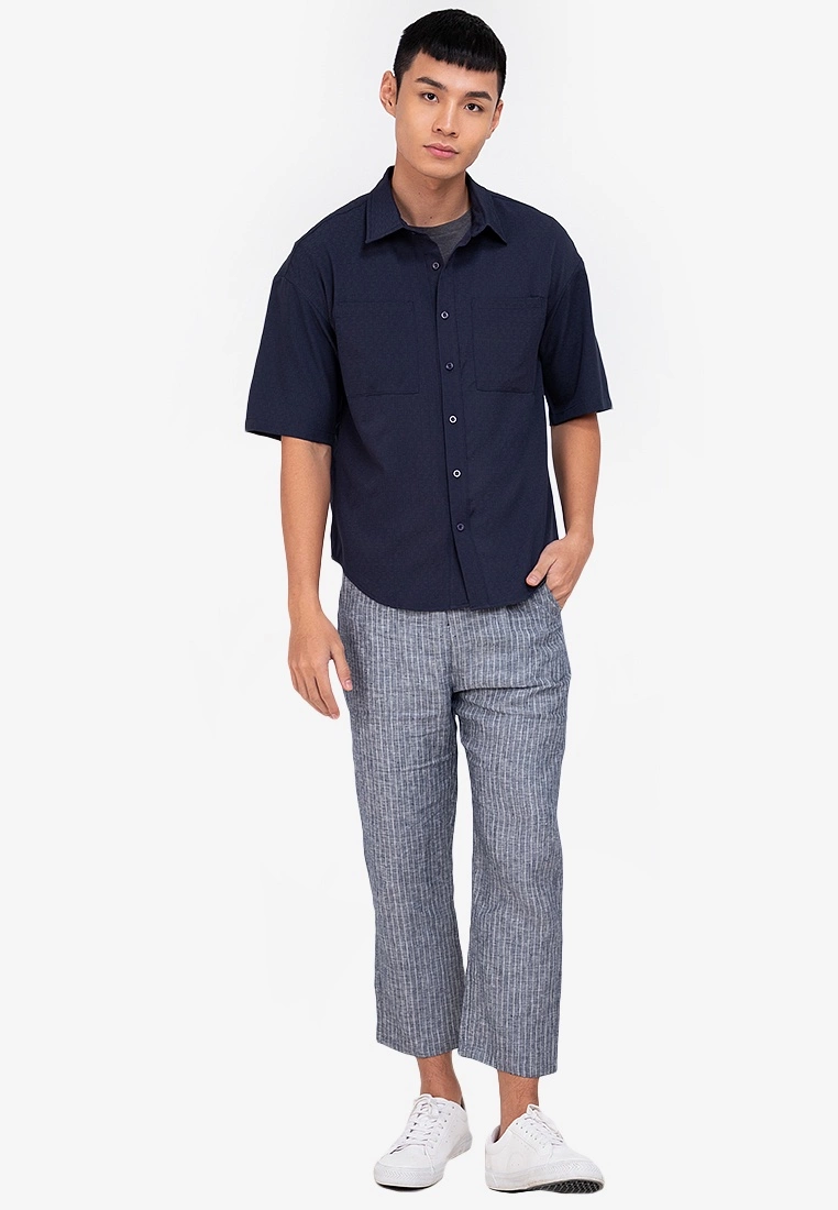 ZALORA BASICS Oversize Patch Pocket Shirt - Billede 4